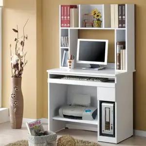 학생용 수납형 원룸 컴퓨터 책상 깔끔한 서랍형 다용도 테이블