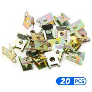 20피스 자동차 나사베이스 U 형 클립 메르세데스 벤츠 호환 W124 AMG W220 A B C E S 클래스 GLA CLK 용 패