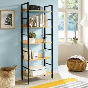 [하프클럽/셀러허브]낮은책장 서재인테리어 수납함 거실 조립식 5단