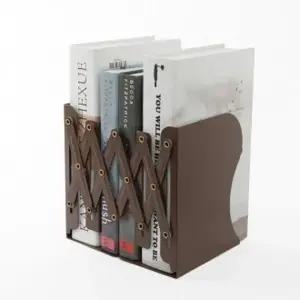 책꽂이 브라운 스틸 책상책꽂이 심플 자바라