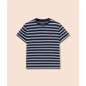 빈폴 BEANPOLE KIDS [Essential] 스트라이프 반소매 티셔츠 - 네이비 (BI6242UE2R) BI6242UE2R 719959