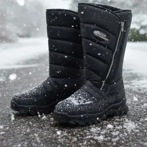 국내산 남성 라이더 쿠션 패딩 털부츠 내피 방한화 오토바이 kPi6+9tcd