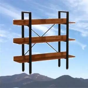 [하프클럽/셀러허브]K3118 우드스틸 깔끔한수납장 장식장 3단