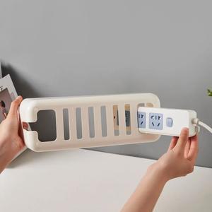 대나무 커버 케이블 관리 와이어 보관 와이어 정션 상자 보드 상자 숨기기 스트립 전원