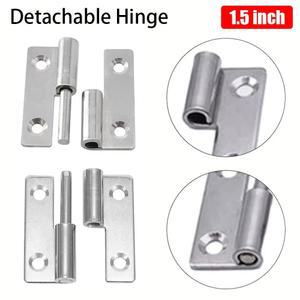 1Pcs 슬립 이동식 힌지 304 스테인레스 스틸 리프트 플래그 오프 분리형 경첩 가구 하드웨어 도어 커넥터
