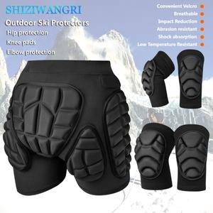 스케이팅  보호대 스키 스노우보드 반바지  기어 스포츠 MTB 사이클링 모토크로스 무릎 팔꿈치 패드