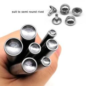 3mm ~ 15mm 직경 리벳 펀치 도구 막대 금속 장식 버섯 돔형 세미 볼 하프 라운드 네일 헤드 스파이크 스터