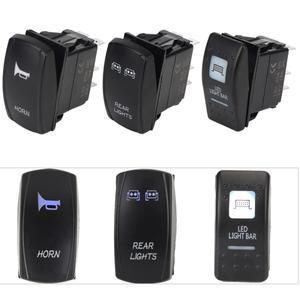 LED 라이트 바 UTV  폴라리스용  캔암 매버릭 커맨더 로커 스위치  DC12-24V 조명  윈치 후방 전방