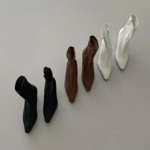 [옷자락]여자 오피스룩 데이트룩 모던 하이힐 앵클부츠