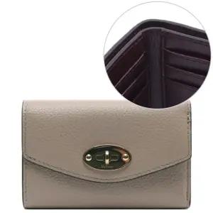 [멀버리]25FW 여성 로고 폴디드 반지갑 (RL6665 205 F924 25F)