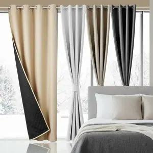 [하프클럽/셀러허브]거실커튼 창문방한 원룸 반창 작은창 긴창 240