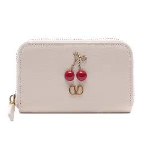 [발렌티노]26SS 여성 브이로고 시그니처 지퍼 카드지갑 (8W2P0AX9 WGX I16 26S)