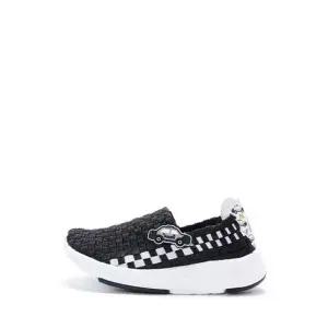 [블루마운틴]블루마운틴키즈 우븐 하이어 아동 운동화_블랙