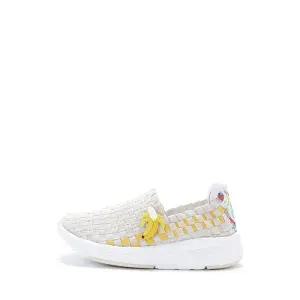 [블루마운틴]블루마운틴키즈 우븐 하이어 아동 운동화 베이지옐로우