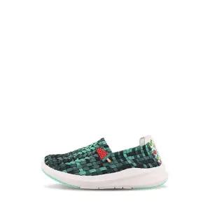 [블루마운틴]블루마운틴키즈 우븐 하이어 아동 운동화 그린그라데이션