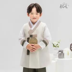 [금동이한복]AM246 남연아이보리용보 아동한복 남아한복