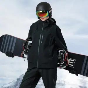 [푸조][루페코리아] 푸조 써모쉘 필름코팅 스키복 보드복 자켓 점퍼 FZ839-1 블랙