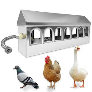 튀르키예 메추리 오리 거위를 위한 플로트 밸브가 있는 자동 치킨 워터러 스테인리스 비둘기 물 가금류 정수기 충전기