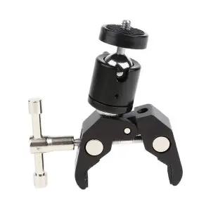 [셀러에이드]촬영 카메라 스마트폰 홀더 볼헤드 집게 클램프 홈캠 액션캠 거치대