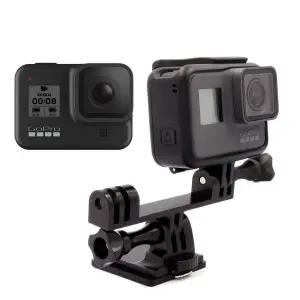 [셀러에이드]고프로 인스타360 호환 액션캠 알미늄 더블 마운트 듀얼 거치대 조명