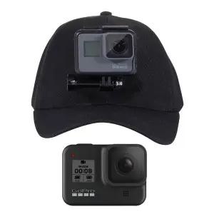 [셀러에이드]고프로 오즈모 호환 모자 마운트 머리 헤드 캡 액션캠 POV