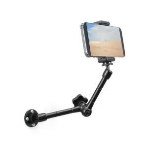 [셀러에이드]핸드폰 문 벽 고정 거치대 스탠드 방송 클램프 촬영 영상