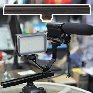 [셀러에이드]20cm 핫슈 콜드슈 확장 다중 연결 브라켓 카메라 마운트 조명