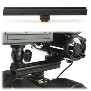 [셀러에이드]카메라 촬영 20cm 확장 플레이트 핫슈 레일 바 거치대 플래시