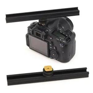 [셀러에이드]카메라 촬영 레일 바 콜드슈 브라켓 거치대 200mm 조명
