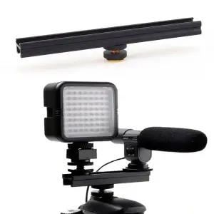 [셀러에이드]카메라 플래시 마이크 확장 20cm 핫슈 마운트 거치대 브라켓