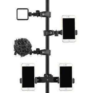 [셀러에이드]스마트폰 클램프 마운트 봉 집게 촬영 거치대 스탠드
