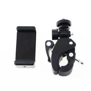 [셀러에이드]스마트폰 방송 촬영 삼각대 스탠드 봉 바 고정 집게 거치대