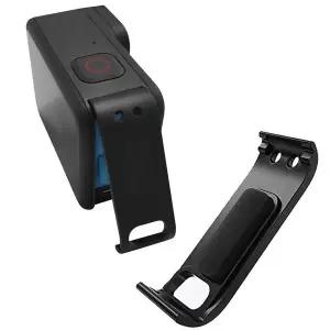 [셀러에이드]고프로 9 호환 사이드 다기능 ABS 커버 탈착 블랙 검정 덮개