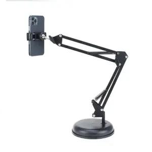 [셀러에이드]휴대폰 접이식 관절형 스탠드 고정형 거치대 핸드폰