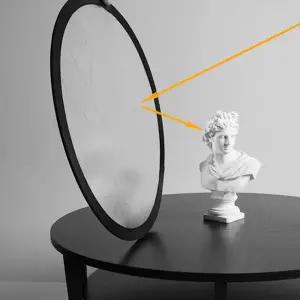 [셀러에이드]60cm 반사판 야외 촬영 스튜디오 휴대용 접이식 사진