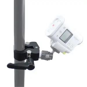 [셀러에이드]슈퍼클램프 집게 거치대 브라켓 조명 카메라 액션캠 고프로 호환