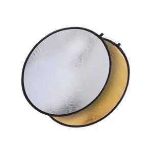 [셀러에이드]조명판 골드 실버 휴대용 60cm 반사판 접이식 촬영 장비