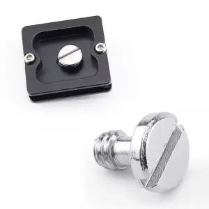 [셀러에이드]삼각대 헤드 플레이트 1/4 나사 고정 볼트 카메라 마이크 조명