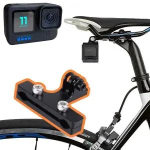 [셀러에이드]고프로 11 블랙 호환 액션캠 자전거 안장 거치대 블랙박스 마운트