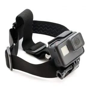 [셀러에이드]모자 머리 헬멧 액션캠 스트랩 고프로11 블랙 호환