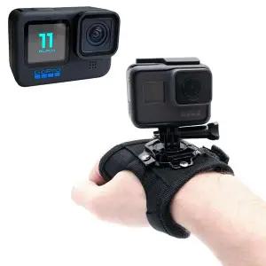 [셀러에이드]고프로 11 블랙 호환 액션캠 촬영 핸드 스트랩 글러브 거치대 마운트
