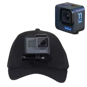 [셀러에이드]고프로 11 미니 호환 액션캠 촬영 모자 마운트 스트랩 볼캡
