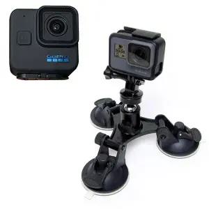 [셀러에이드]고프로11 미니 호환 액션캠 카메라 차량 유리 흡착 거치대 블랙박스