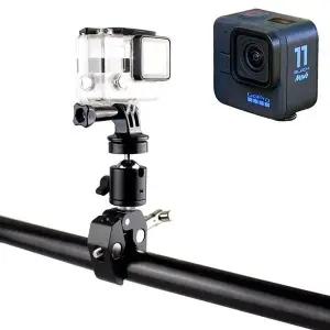 [셀러에이드]고프로 11 미니 호환 액션캠 스마트폰 볼헤드 집게 클램프 거치대
