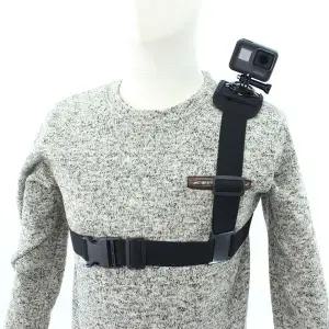 [셀러에이드]액션캠 바디 숄더 어깨 스트랩 마운트 회전 고프로 인스타360 호환