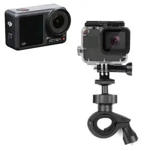 [셀러에이드]DJI 오즈모 액션 4 호환 액션캠 카메라 볼헤드 핸들 마운트 자전거