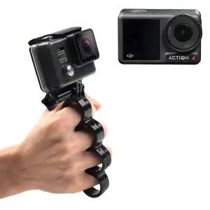 [셀러에이드]DJI 오즈모 액션 4 호환 액션캠 핑거 그립 모노포드 셀카봉