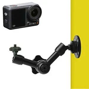 [셀러에이드]DJI 오즈모 액션 4 호환 액션캠 벽면 고정 거치대 마운트 홈캠 카메라