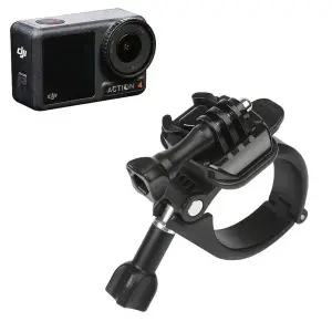 [셀러에이드]DJI 오즈모 액션 4 호환 액션캠 오토바이 핸들 고정 거치대 마운트