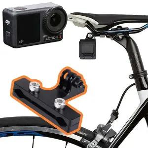 [셀러에이드]DJI 오즈모 액션 4 호환 액션캠 자전거 안장 마운트 거치대